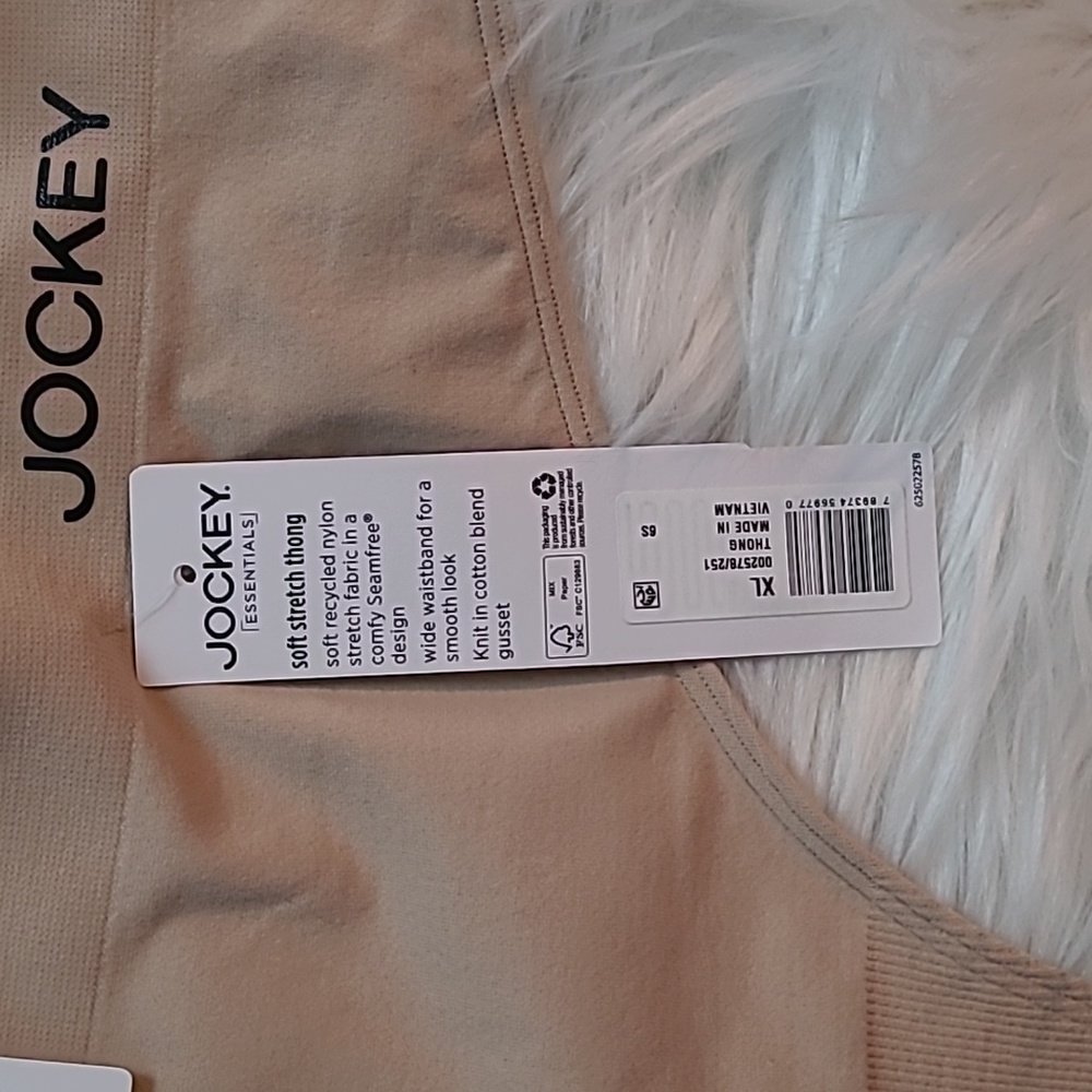 Jockey Thong Underwear Size XL